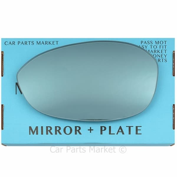 Left Side blue Wing Door Mirror Glass For Alfa Romeo Brera Spider 06-10 + Plate