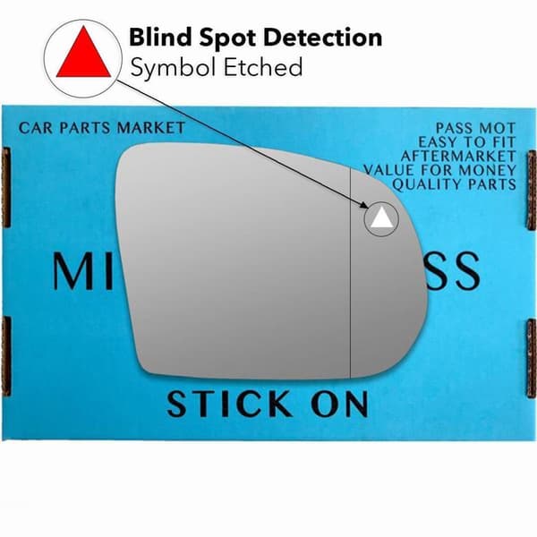 Right Side Wide Angle BSD BSM Wing Mirror Glass For Jeep Cherokee 2013-2019