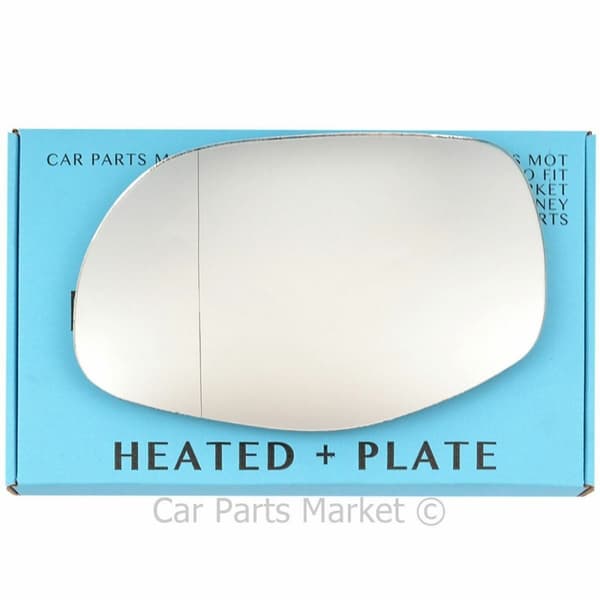 Left Side Wide Angle Wing Mirror Glass For Porsche cayenne 07-09 Heated + Plate