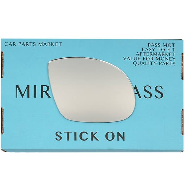 Right Driver Side Mirror Glass For BMW 8 Series E31 csi 1992-1996  (ROUND shape)