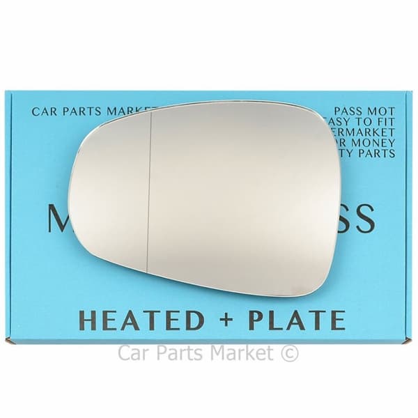 Left Side Wide Angle Wing Mirror Glass For Alfa Romeo Mito 08-18 Heated +Plate