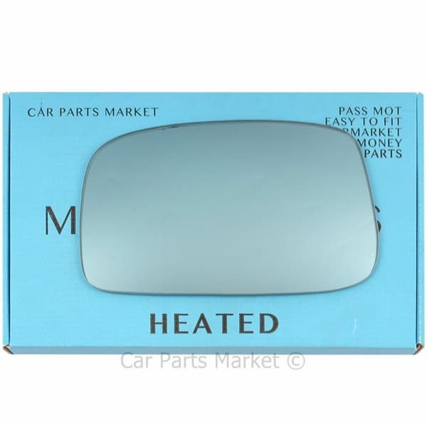 For Fiat Ulysse 02-11 Left Passenger Side Electric Blue Wing Mirror Glass