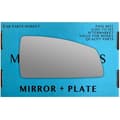 Miniatyrbillede 1 af 2: Right Driver Side Wing Mirror Glass For Proton Savvy 2005-2011 +Plate