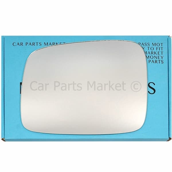 Left Side Wing Door Mirror Glass For Vw transporter T4 LHD 90-03 + Plate