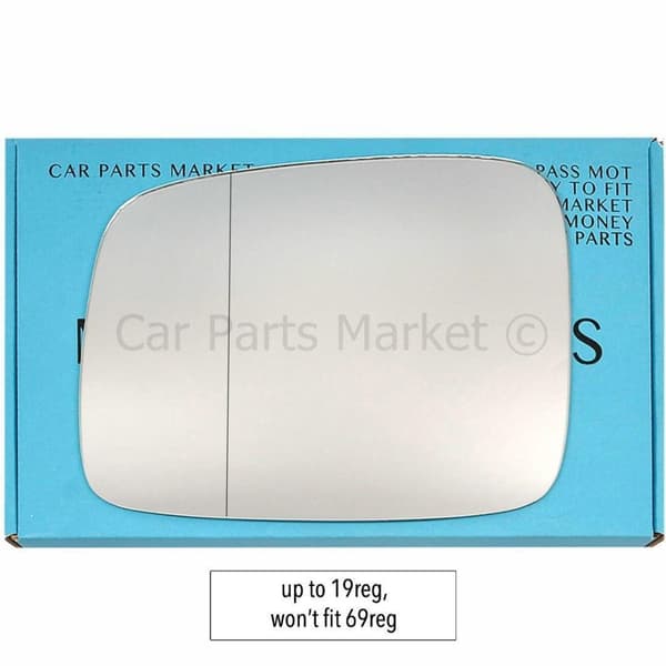 (LHD) Left Driver Side wide Angle Wing Mirror Glass For VW Caddy mk3 2004-2015