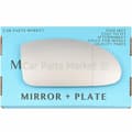Miniatyrbillede 1 af 2: Right Driver Wide Angle Wing Door Mirror Glass For Ford Focus 1998-2004 +Plate
