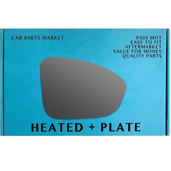 Right Driver Side Wing Mirror Glass For Dacia Jogger 2022-2023 Heated Plate
