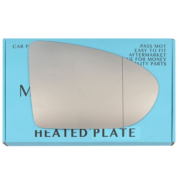 Right Side Wide Angle Wing Mirror Glass For Nissan Qashqai 06-13 Heated + Plate