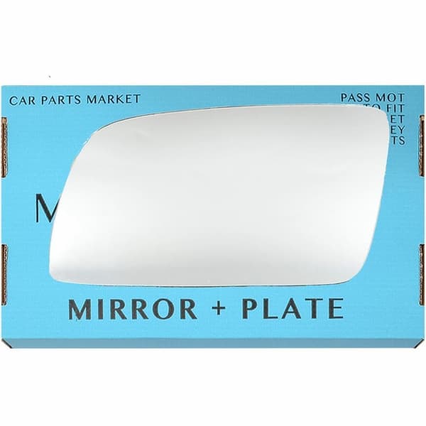 Left Passenger Side Wing Mirror Glass For Chevrolet Astro 1995-2005 +Plate