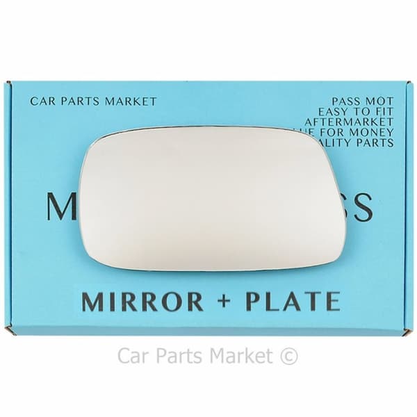 For TOYOTA AVENSIS 1997-2003 Left Side Wing Mirror Glass Passenger + Plate