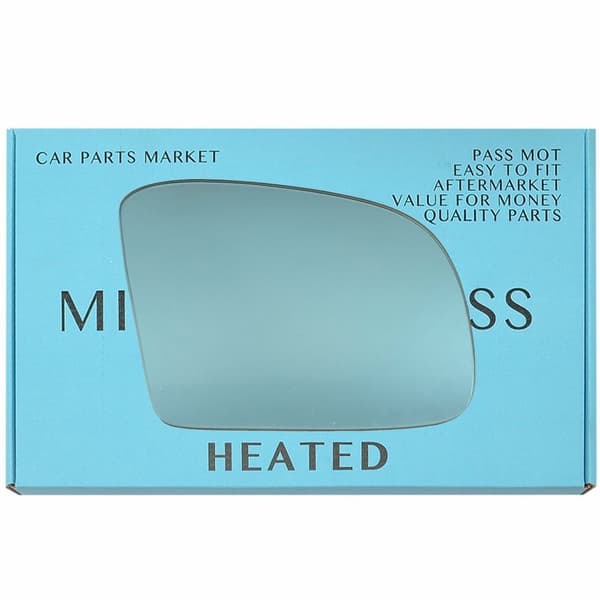 For Mercedes M-Class w164 2005-2008 Right Side Blue Electric Wing Mirror Glass