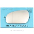 Miniatyrbild 1 av 2: Left Side Wide Angle Wing Door Mirror Glass For Volvo s80 1999-03 Heated +Plate