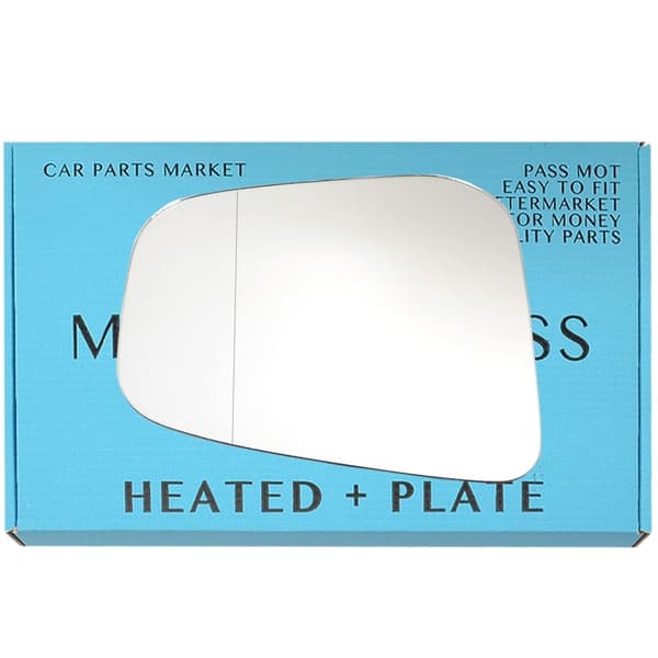 Left Wide Angle Wing Mirror Glass For Mitsubishi Shogun Pinin 99-07 heat +Plate
