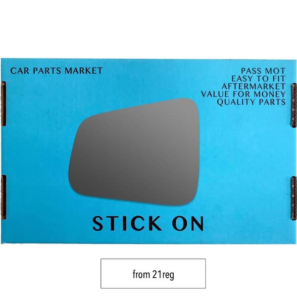 Left Passenger Side Wing Mirror Glass For Volkswagen Caddy 21-23 from 21reg
