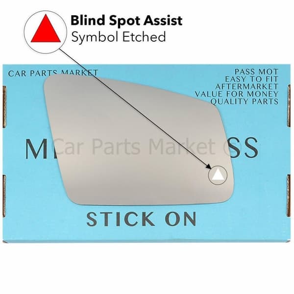 For Mercedes C-Class Coupe 2011-2015 Right Side BSA BSM Wing Door Mirror Glass