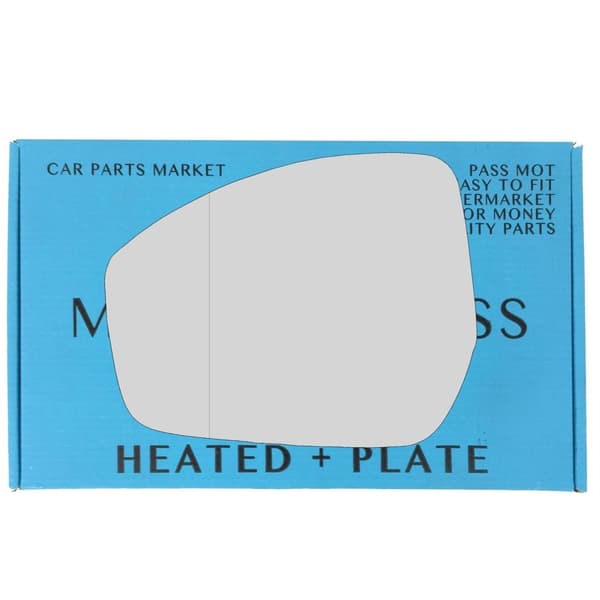 Left Side Wide Angle Mirror Glass For Range Rover Velar 2017-2023 Heated Plate