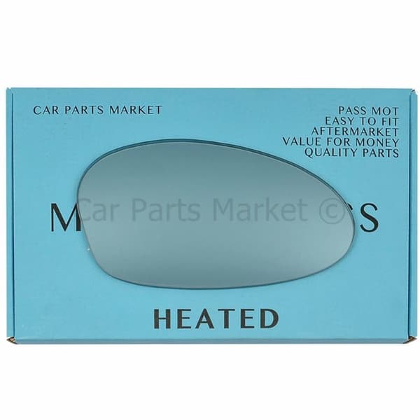 For BMW 1 series 2004-2009 Right Driver Side Electric Blue Wing Mirror Glass
