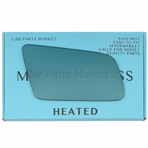 For BMW 5 6 series 03-10 Right Driver Side Electric Blue Wing Mirror Glass