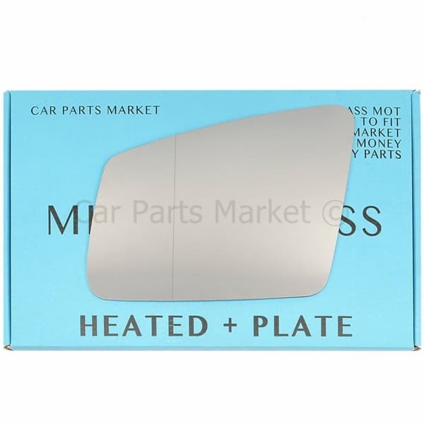 For Mercedes GLA-Class 2013-20 Left Side Aspheric Electric Mirror Glass +Plate