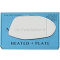 Miniatyrbilde 1 av 2: For Audi A7 10-17 Right Driver Aspheric Electric Wing Mirror Glass with Plate