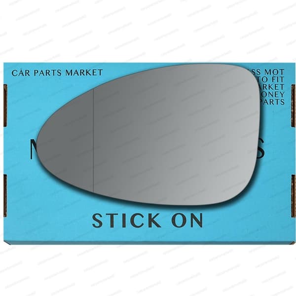 Left Passenger Side Wide Angle Mirror Glass For Porsche 718 Boxster 2016-2022