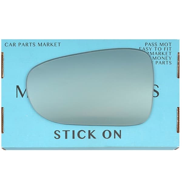 Left Passenger Side BLUE Wing Door Mirror Glass For VW Sharan 1995-1998