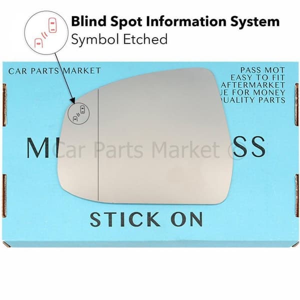 Left Side Wide Angle Wing Door BLIS BSM Mirror Glass For Ford Mondeo 2007-2014