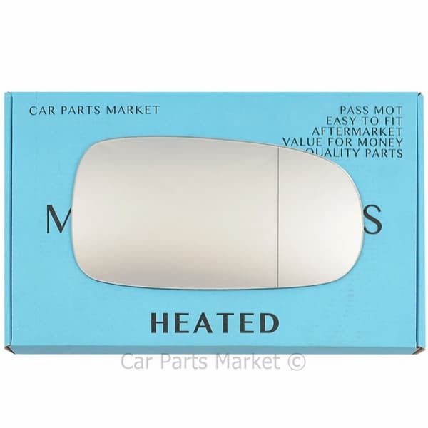 Right Side Wide Angle Wing Door Mirror Glass For Saab 9-3 2002-2010 Heated