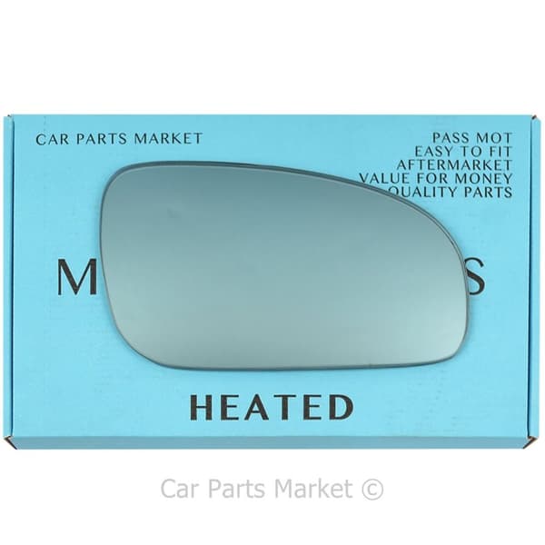 Right Side blue Flat Wing Door Mirror Glass For Volvo s60 1999-2003 Heated