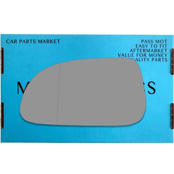 Left Side Wide Angle Wing Mirror Glass For Chevrolet Daewoo Lacetti 03-08 +Plate