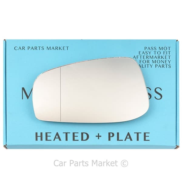 Left Side Wide Angle Wing Door Mirror Glass For Volvo s80 2003-06 Heated +Plate