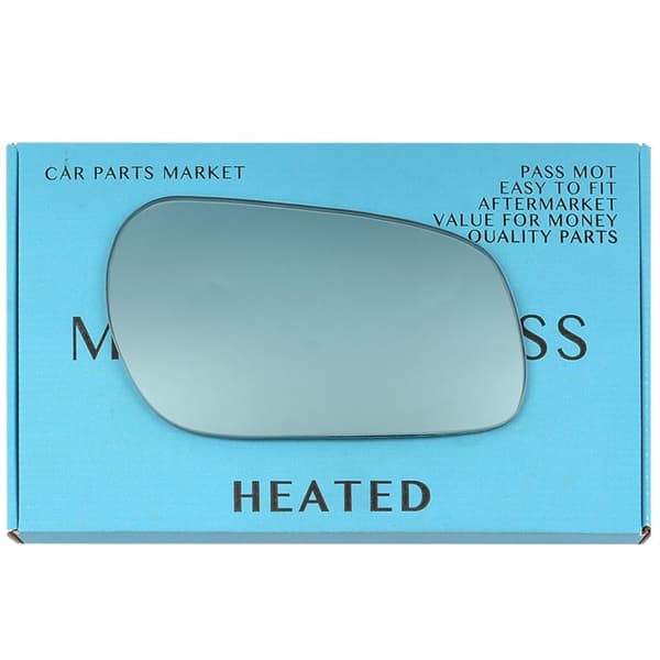 Right Side blue Flat Wing Door Mirror Glass For Citroen Xsara 1997-2002 Heated