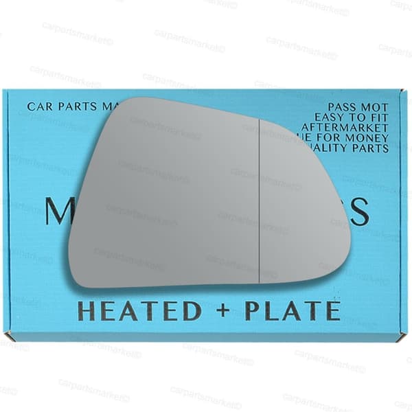 For Tesla Model 3 17-23 Right Wing Mirror Glass Heated with Plate and blind spot