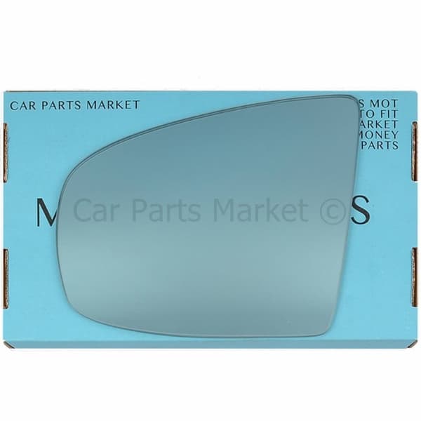 Left Passenger Side Blue Wing Door Mirror Glass For BMW X5 X6 2007-2013