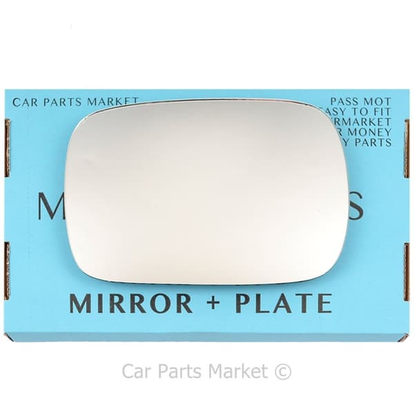 Left Passenger Side Wing Door Mirror Glass For Volvo XC90 2001-2006 +Plate