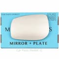 Miniatyrbillede 1 af 2: Left Passenger Side Wing Mirror Glass For Toyota Avensis 2006-08 + Plate