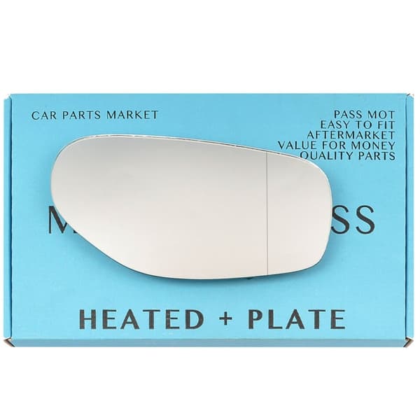 Right Side Wide Angle Wing Mirror Glass For Lotus Esprit 87-03 Heated + Plate