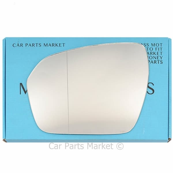 Left Wide Angle Wing Mirror Glass For Range Rover Evoque 11-13 Heated +Plate
