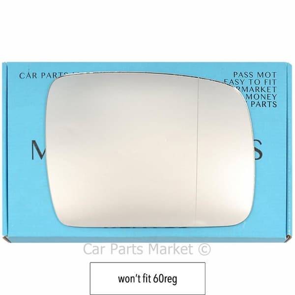 Right Wide Angle Mirror Glass Land Rover Freelander 11-14 no 60reg heat +Plate