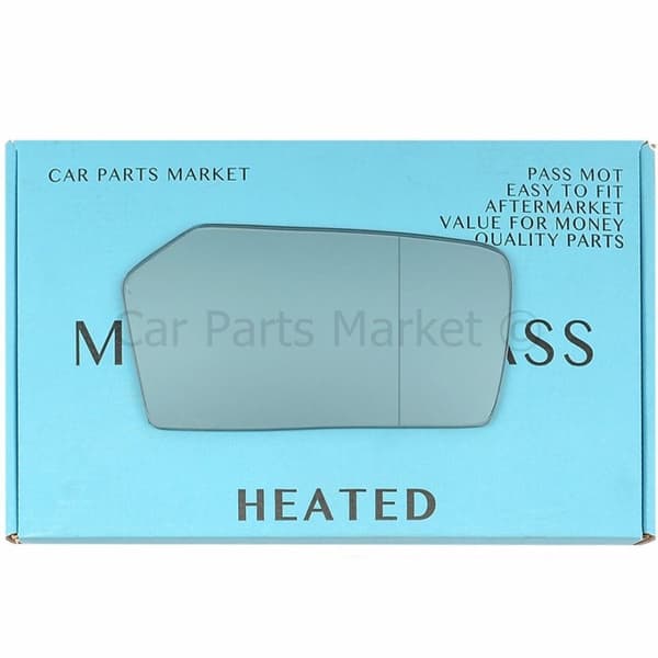 For Mercedes S-Class w116 1972-80 Right Side Blue Aspheric Electric Mirror Glass