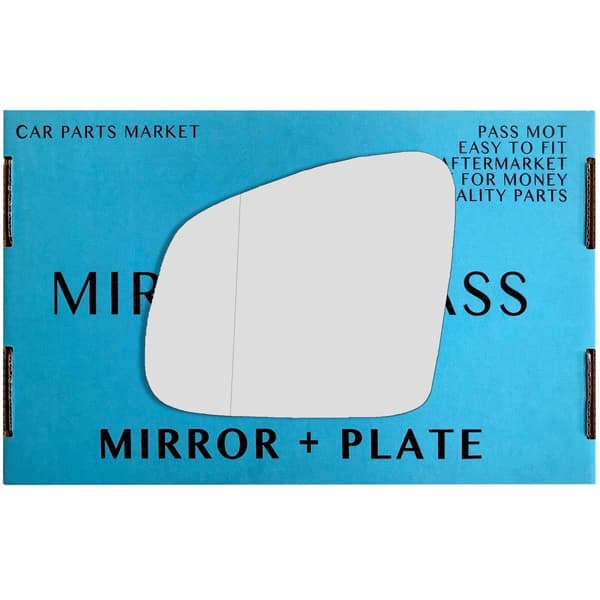 Left Passenger Side Wide Angle Mirror Glass For Renault TWingo 2014-20 Plate