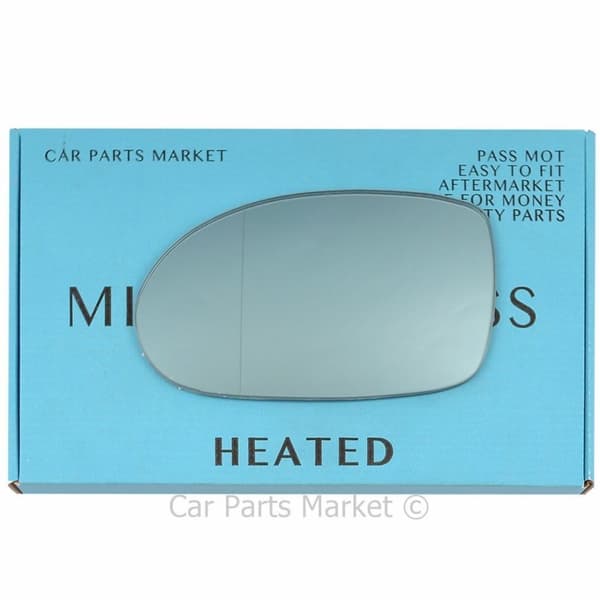 Left Side blue Wide Angle Wing Door Mirror Glass For Citroen C5 2001-08 Heated