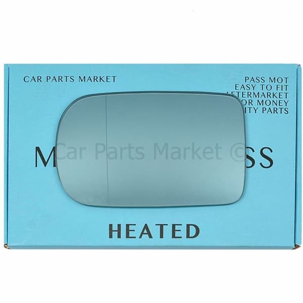For BMW 7 series 94-01 Left Passenger Aspheric Electric Blue Wing Mirror Glass