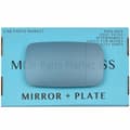 Miniatyrbillede 1 af 2: For BMW 3 series 98-05 Right Aspheric Blue Mirror Glass +Plate saloon estate