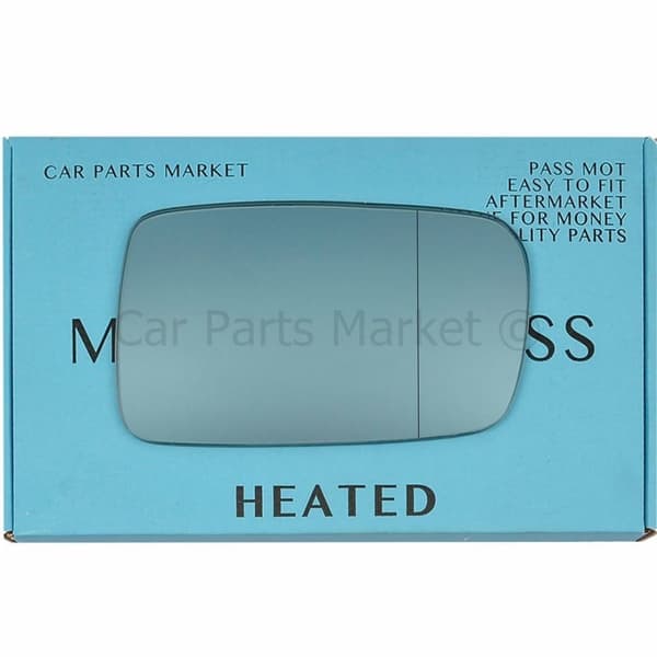 For BMW 3 Series E46 Coupe 98-05 Right Aspheric Electric Blue Wing Mirror Glass