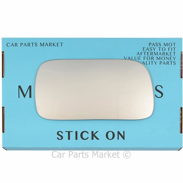 Right Driver Side Flat Wing Mirror Glass For Nissan Almera 1995-2000