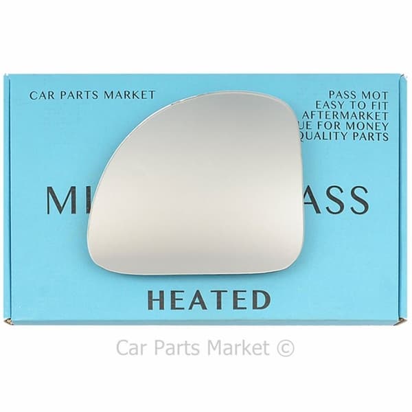 Upper Left Passenger Side Wing Door Mirror Glass For Fiat Multipla 98-10 Heated