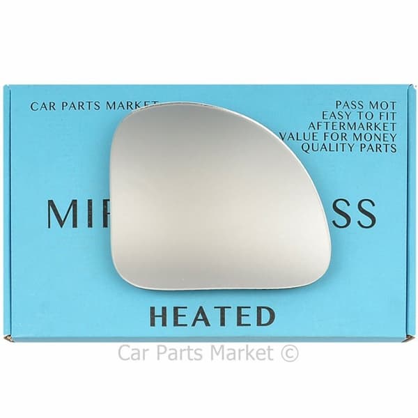 Upper Right Driver Side Wing Door Mirror Glass For Fiat Multipla 1998-10 Heated