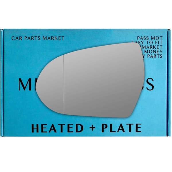 Left Passenger Side Wide Angle Mirror Glass For Kia Niro 2016-2022 Heated Plate