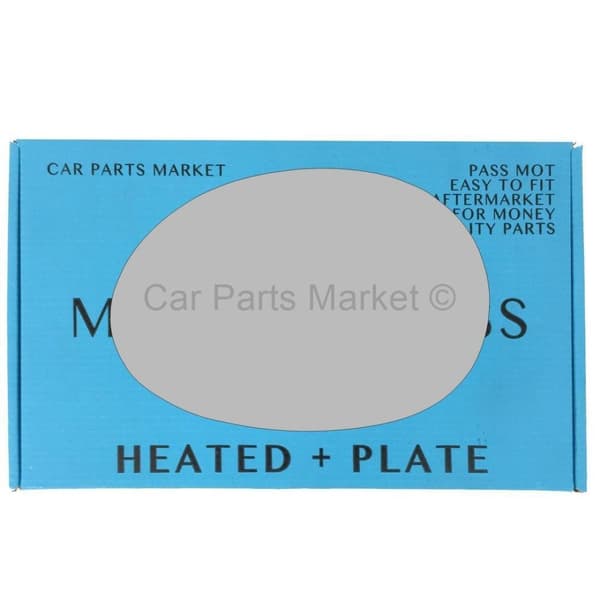 Left Side Wing Mirror Glass For Mini One Cooper Hatchback 2014-23 Heated +Plate